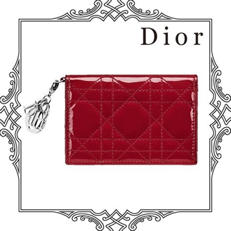 christian dior cardholder|lady dior flap card holder.